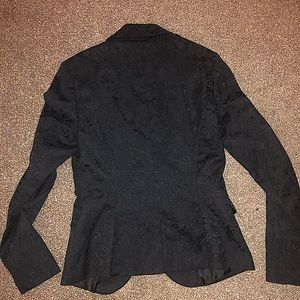 Soft black Floral forever 21 Blazer